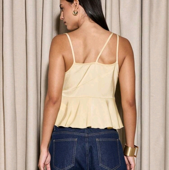 Satin Cami Cut Out Top - Picture 2 of 4